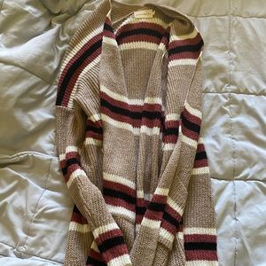 Stripped Cardigan